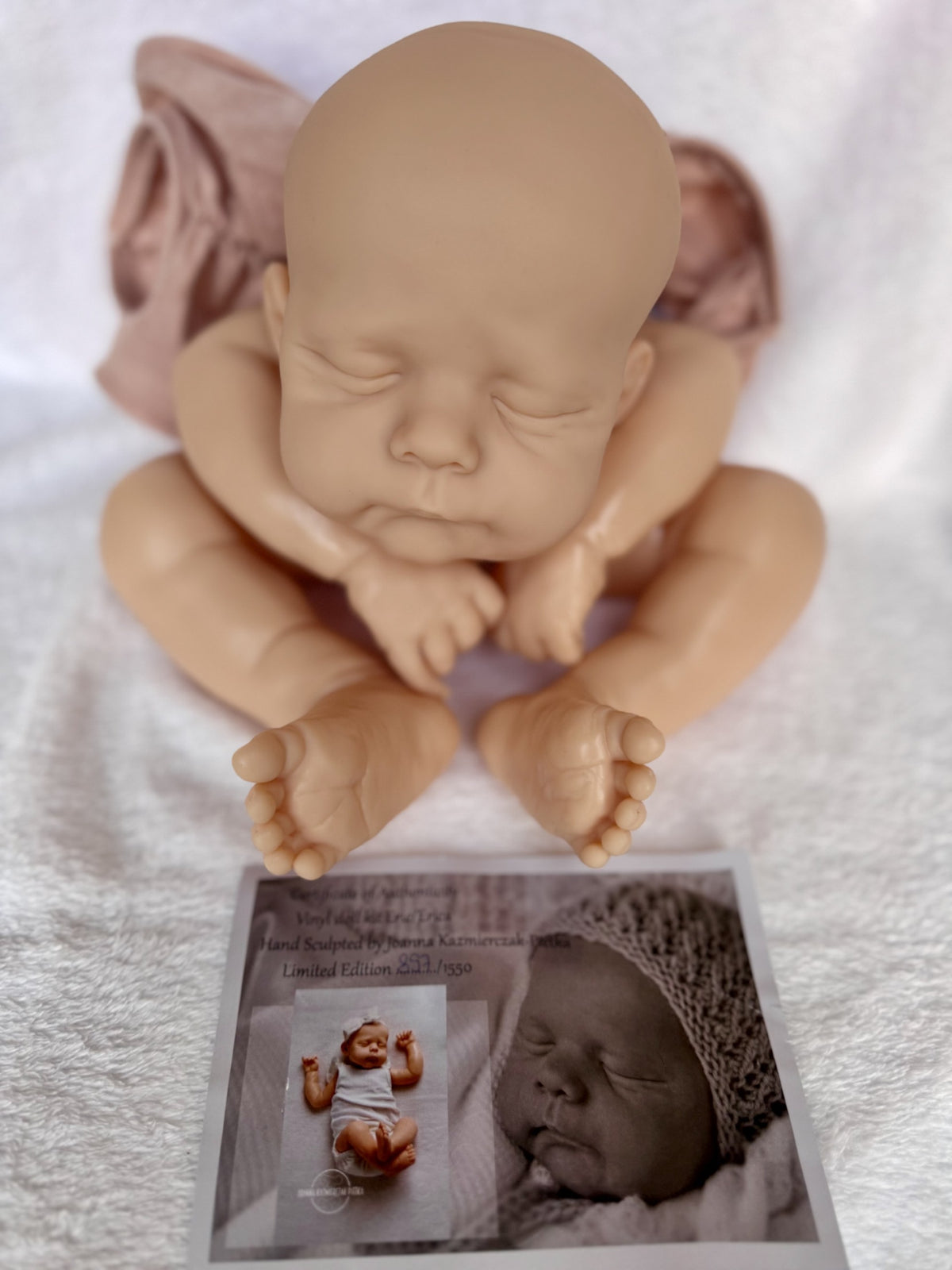 Eric/Erica — blank unpainted reborn doll kit, authentic sculpt from Leoa's Reborn Creations