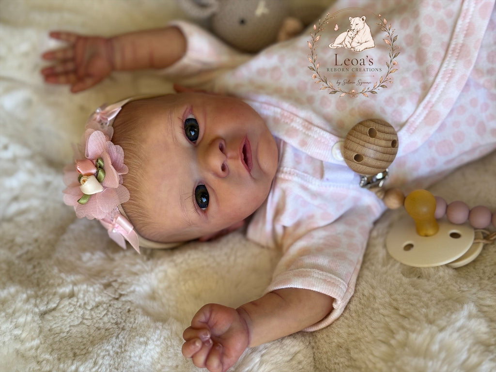 Jasmim — handmade reborn baby doll by Leoa's Reborn Creations, Perth WA