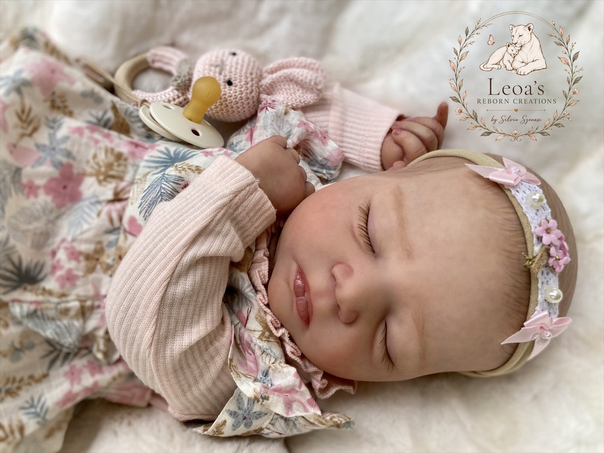 Johannah — handmade reborn baby doll by Leoa's Reborn Creations, Perth WA