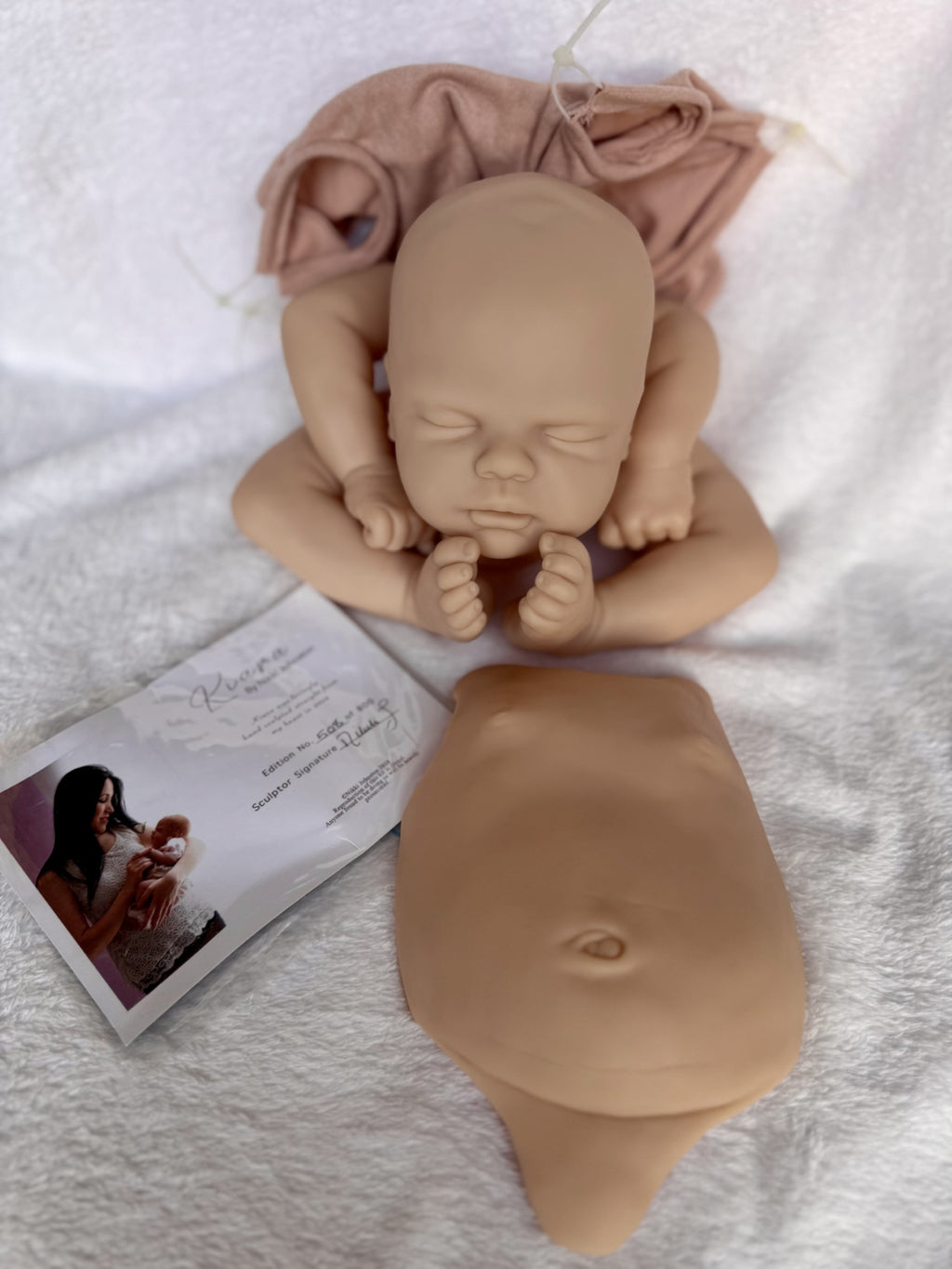 Kiara — blank unpainted reborn doll kit, authentic sculpt from Leoa's Reborn Creations