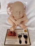 Macey Asleep — blank unpainted reborn doll kit, authentic sculpt from Leoa's Reborn Creations