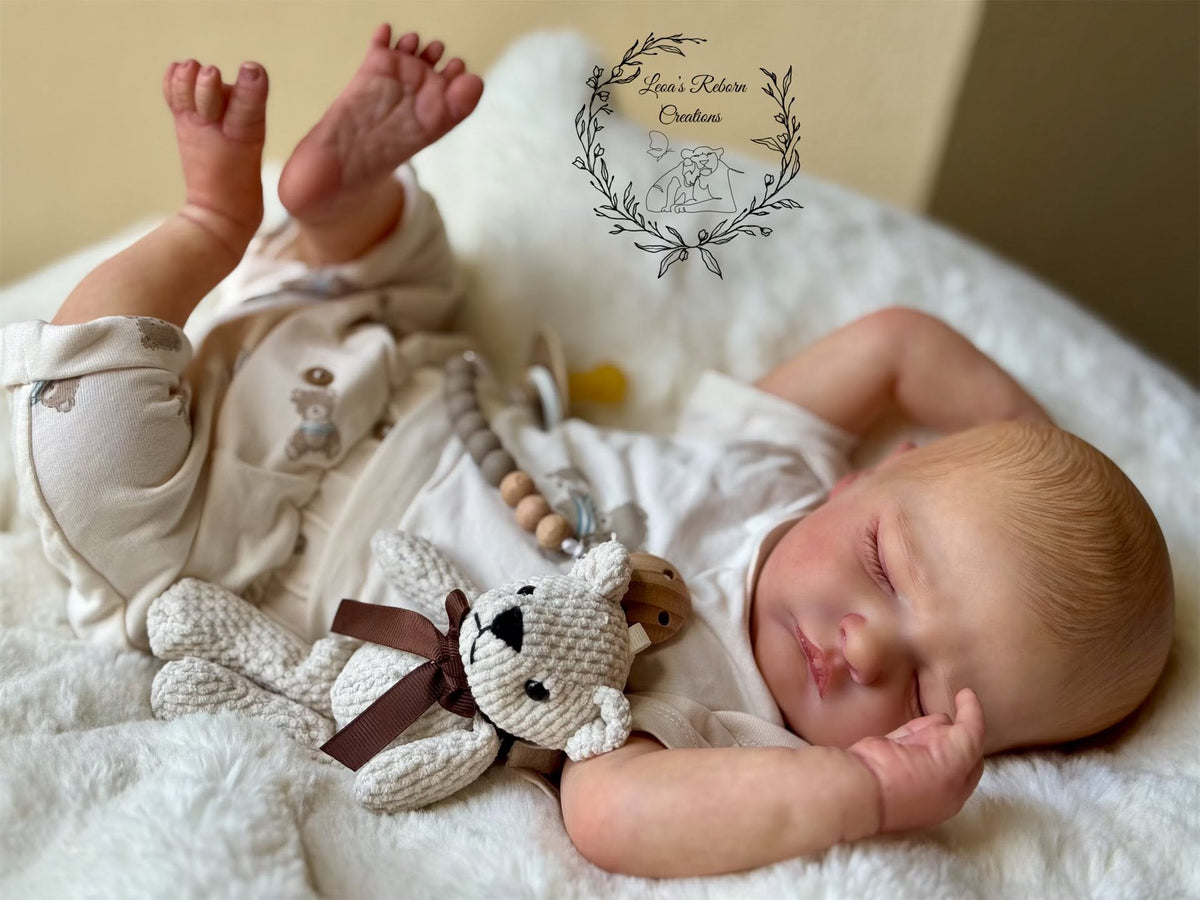 Owen — handmade reborn baby doll by Leoa's Reborn Creations, Perth WA