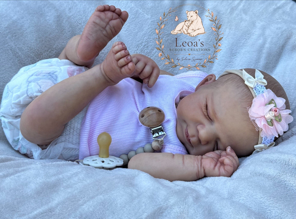 Pascale — handmade reborn baby doll by Leoa's Reborn Creations, Perth WA
