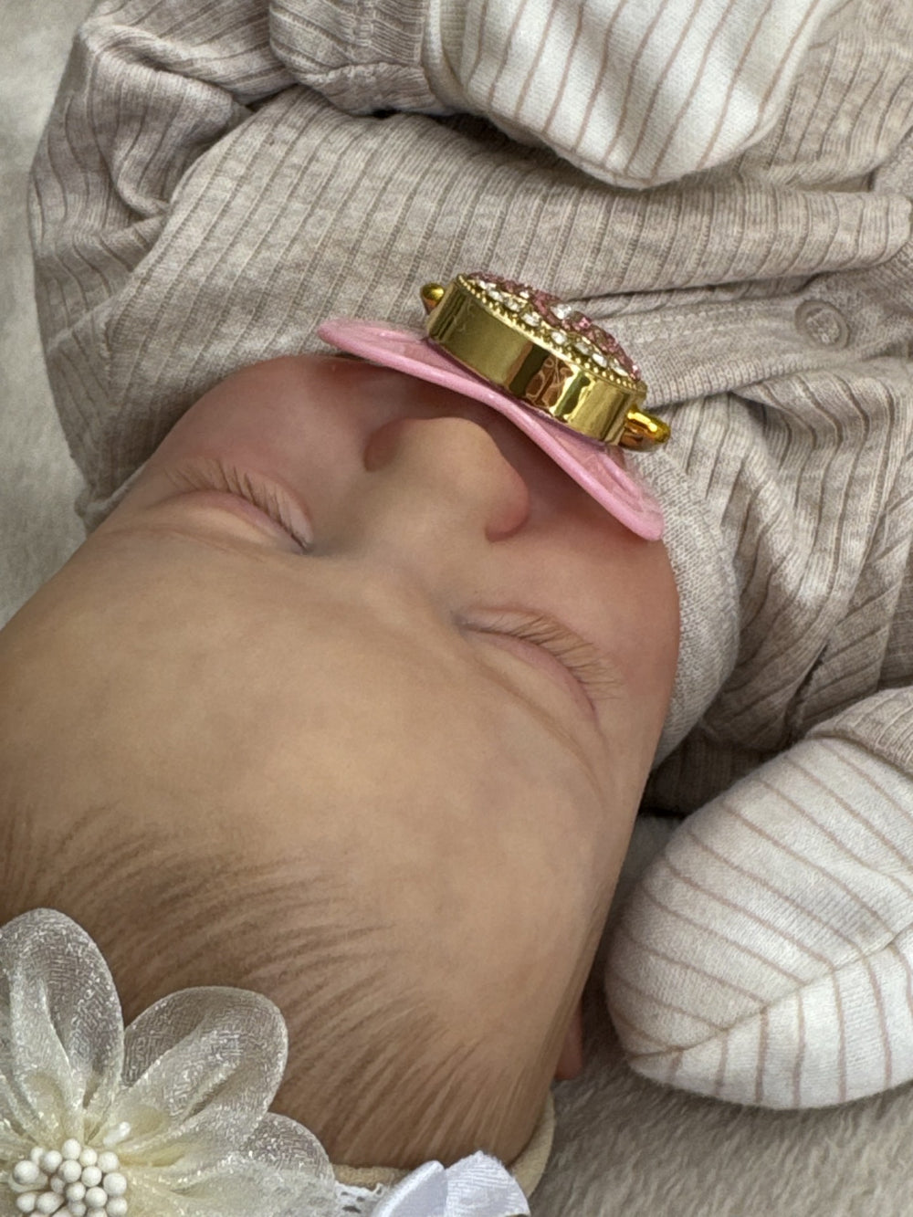 Royal Crown - Pink magnetic dummy — Ready-to-Use — Leoa's Reborn Creations