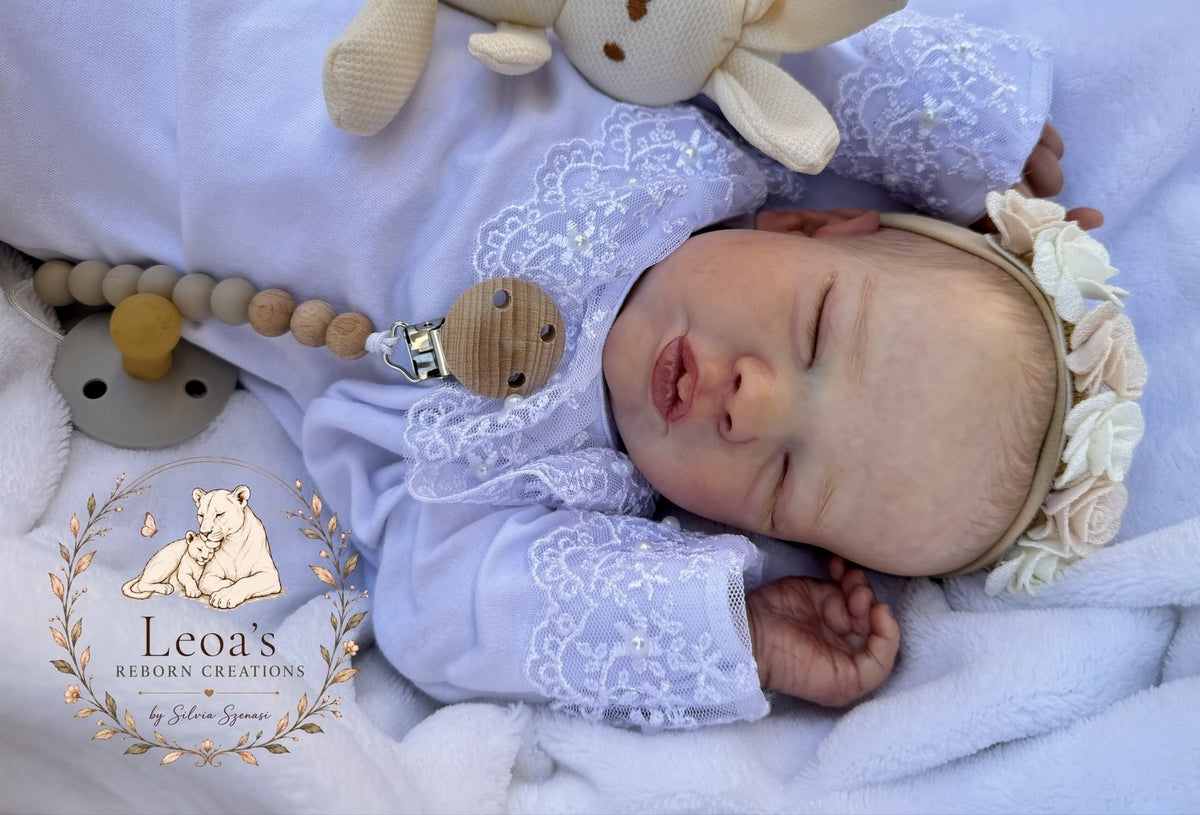 Priscilla — handmade reborn baby doll by Leoa's Reborn Creations, Perth WA