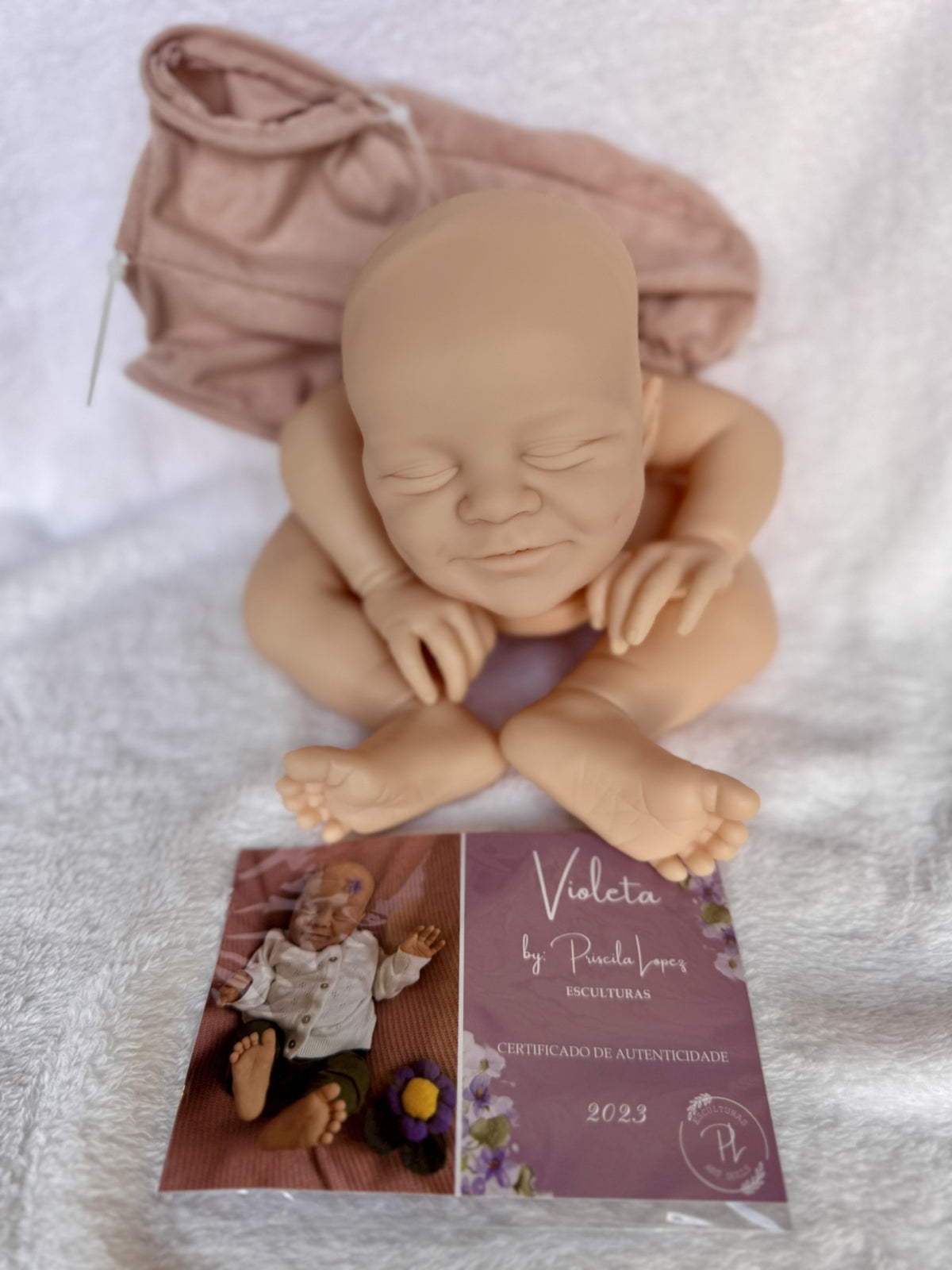 Violeta — blank unpainted reborn doll kit, authentic sculpt from Leoa's Reborn Creations