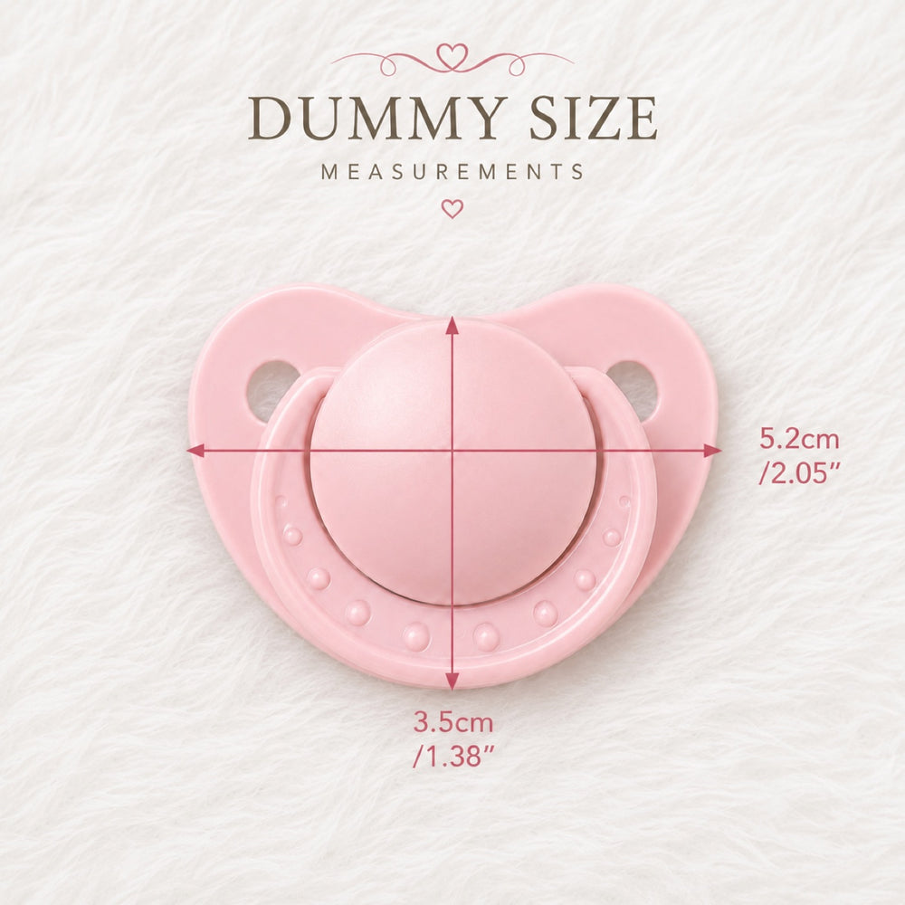 Blush Petal magnetic dummy — Ready-to-Assemble Kit — size measurements: 5.2 cm × 3.5 cm