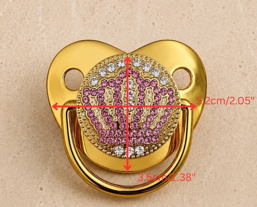 Royal Crown - Gold magnetic dummy — Ready-to-Use — size measurements: 5.2 cm × 3.5 cm